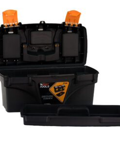 Easy Tools Cassetta porta attrezzi valigia porta utensili in plastica con  cerniere in metallo 41.3x21.2x18.6 cm - ET85294