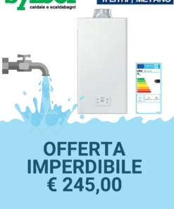 Scaldabagno a gas Artù BX 11 LT gpl/mtn camera aperta