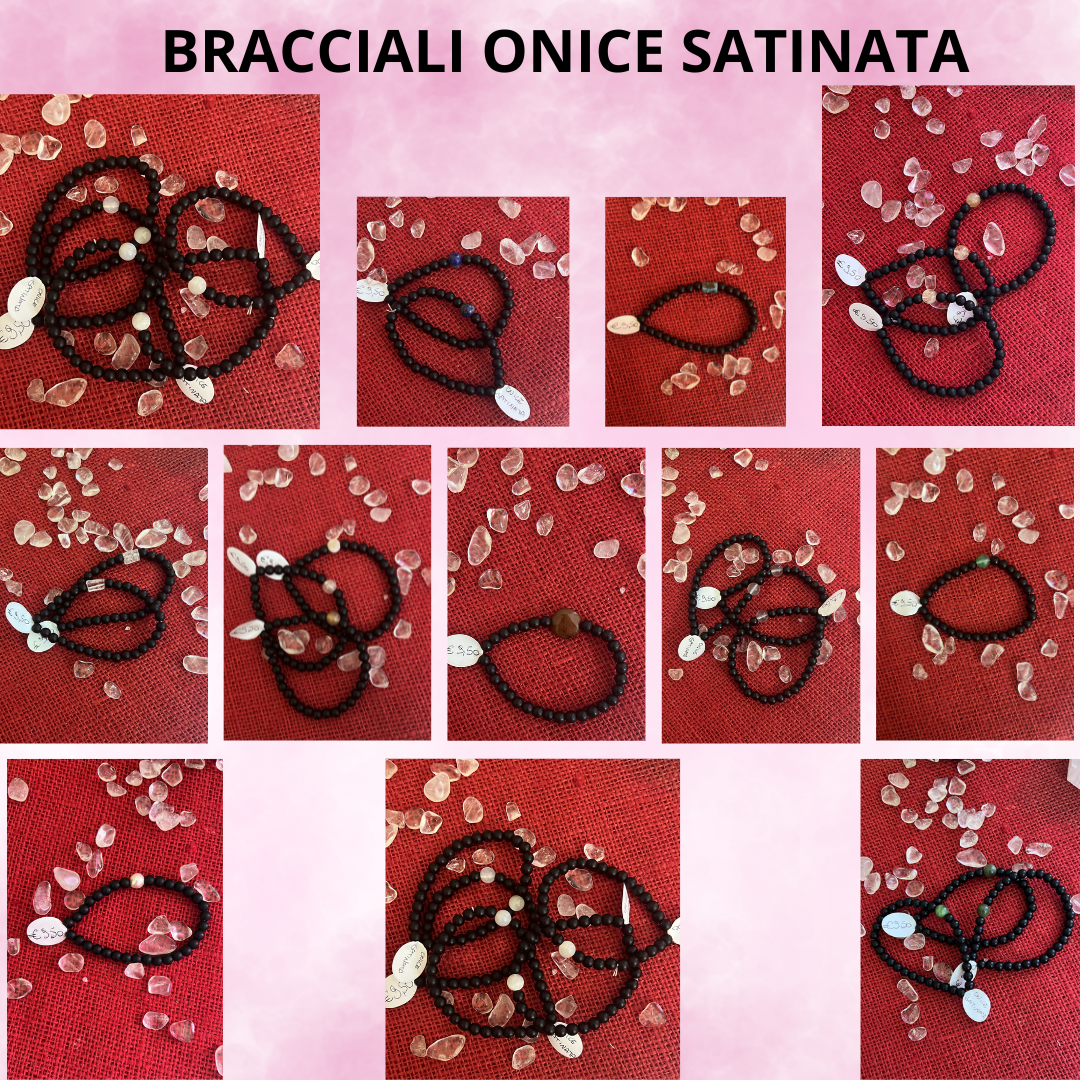 Bracciale Onice Satinata