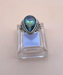 Anello Argento 925 In Topazio Mistico mis.16,5