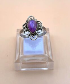 Anello Argento 925 Ametista mis. 17,5