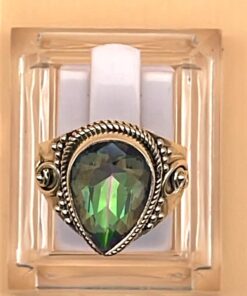 Anello Argento 925 In Topazio Mistico mis.16,5 - immagine 3