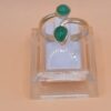 Anello In Argento 925 Giada regolabile da ms. 16 a 19