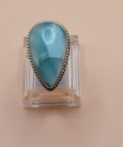 Alternative view of Anello Argento 925 In Emimorfite regolabile