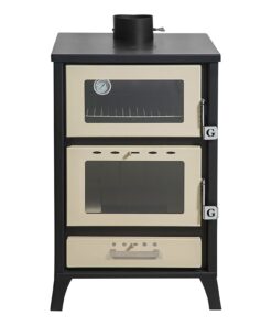 Stufa A Legna Con Forno Marika Beige 22 Kw L50,5xp58,5xh91,5