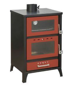 Alternative view of Stufa A Legna Con Forno Marika Rossa 22 Kw L50,5xp58,5xh91,5