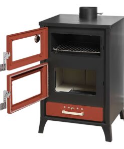 Alternative view of Stufa A Legna Con Forno Marika Nera 22 Kw L50,5xp58,5xh91,5