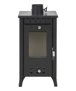 Stufa A Legna Matilde Nera potenza 7,7 Kw L33xp38,5xh74