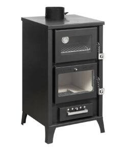 Alternative view of Stufa A Legna Con Forno Marzia Nera 15,3 Kw L45xp48,5xh91,5