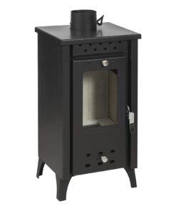 Alternative view of Stufa A Legna Matilde Nera potenza 7,7 Kw L33xp38,5xh74