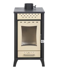 Alternative view of Stufa A Legna Olga Beige potenza 15 Kw L45,5xp48,5xh91