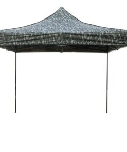Gazebo richiudibile pieghevole MARKET 3 X 3 Mimetico ricoperto in PVC impermeabile