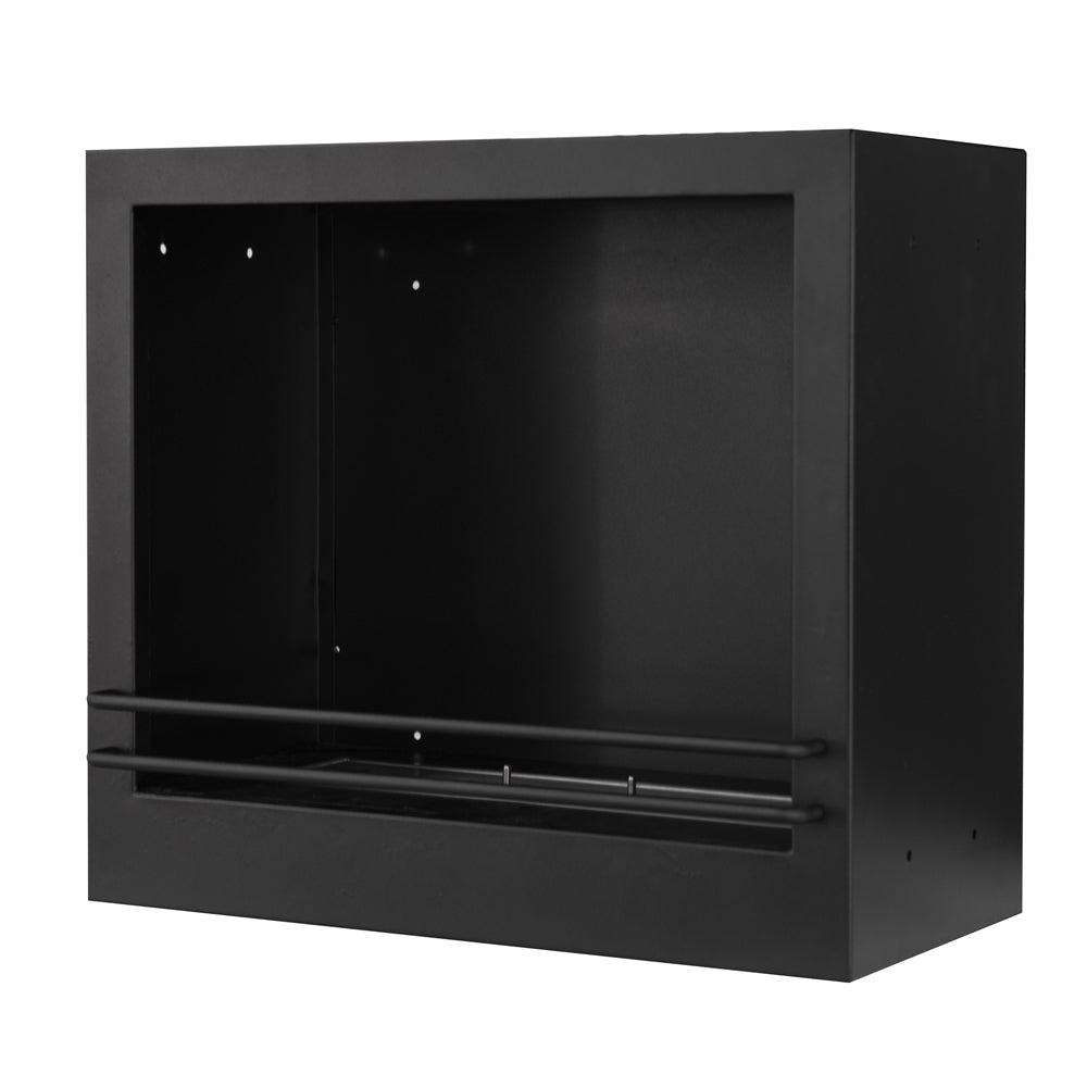 Camino a bioetanolo da terra BELLINI in legno effetto Marmo Bianco Made in Italy L96 x P35 x H96 - immagine 6
