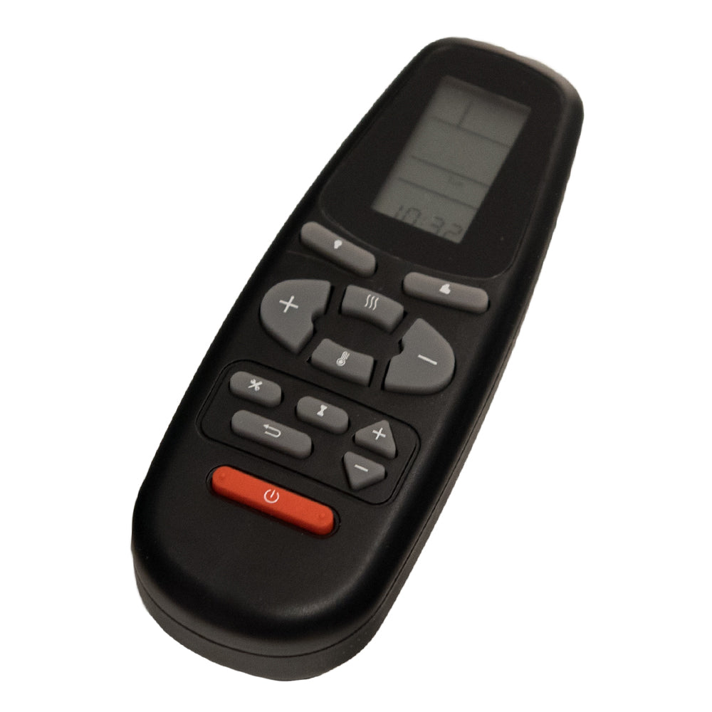 Camino elettrico caminetto da terra BIDEN in legno Noce L179 x P48 x H85 - immagine 9