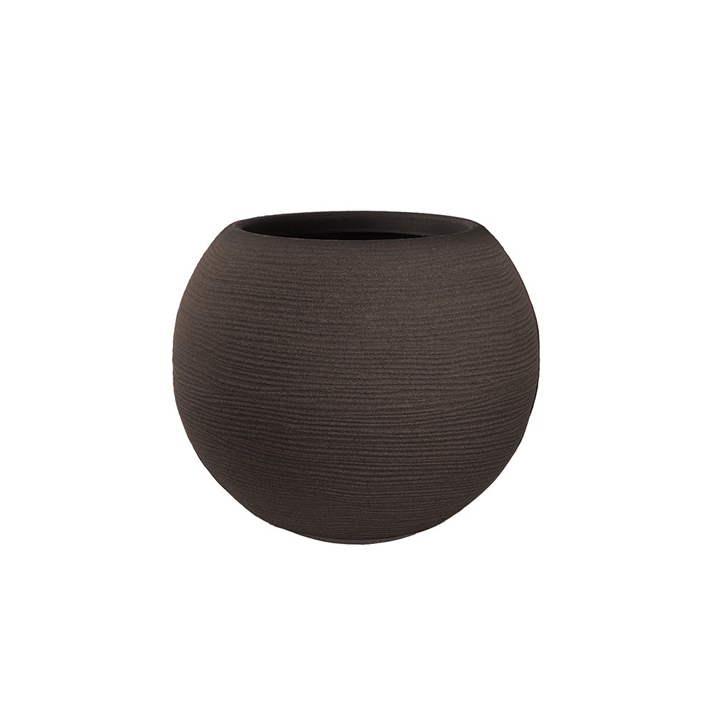 Vaso Per Piante E Fiori Doppio Bordo EURO3PLAST In Polietilene Arancione E Rame H 40 Cm 45 Cm 82557050
