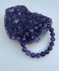 Alternative view of Bracciale in Ametista mm 10