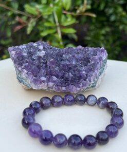 Bracciale in Ametista mm 10
