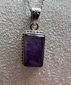 Ciondolo Ametista Argento 925