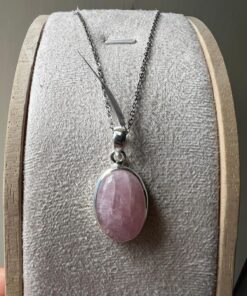 Alternative view of Ciondolo Quarzo Rosa Argento