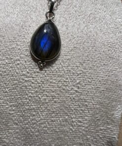 Alternative view of Ciondolo Labradorite  Argento 925