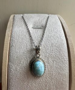 Alternative view of Ciondolo Larimar Argento 925
