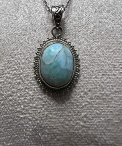 Ciondolo Larimar Argento 925