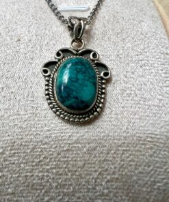 Ciondolo Turchese Grezzo Argento 925 2