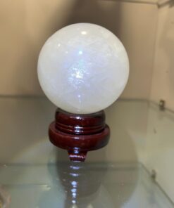 Sfera in Calcite Ottica – Diametro cm 8.1