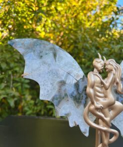 Farfalla Uomo Donna in Agata Muschiata - immagine 3