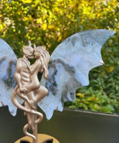 Farfalla Uomo Donna in Agata Muschiata - immagine 8