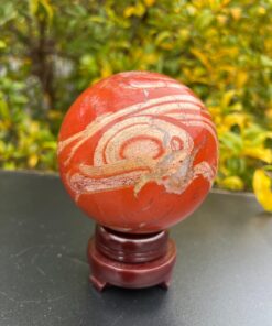 Sfera in Diaspro rosso Diam.9.4 kg 1328 - immagine 3