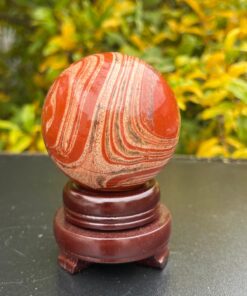 Alternative view of Sfera in Diaspro rosso Diam.6.4 Gr 486