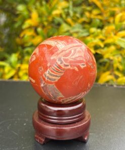 Sfera in Diaspro rosso Diam.6.4 Gr 486