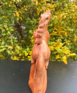 Cavallo in Diaspro Rosso peso kg 2847 largo cm 18 alto cm 26 - immagine 6