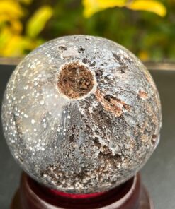 Sfera Agata Rutilata dm 5,6 peso gr 232