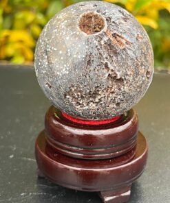Sfera Agata Rutilata dm 5,6 peso gr 232 - immagine 3