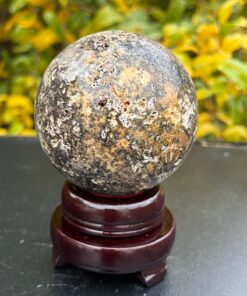 Sfera Agata Rutilata dm 5,6 peso gr 232 - immagine 5