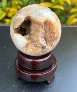 Sfera Agata Rutilata gr 289 dm 6,1