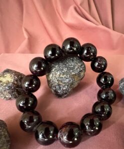 Bracciale Granato sfere dm 14 - immagine 3