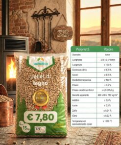 Alternative view of Pellet Unidos WoodTech ENplus A1