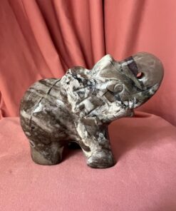 Elefante in Agata vulcano gr 319 - immagine 4