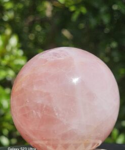 Sfera in Quarzo Rosa dm 5,7 gr 263 - immagine 3