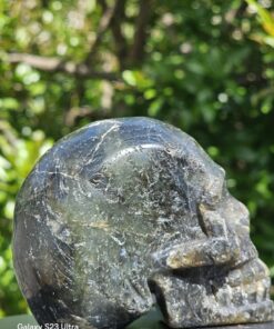 Alternative view of Teschio in Labradorite gr 560