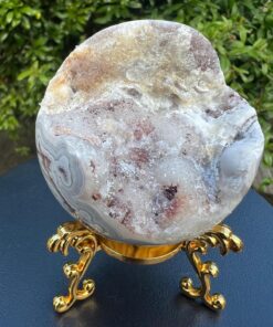 Sfera in Agata con drusa gr 240 dm 5,9
