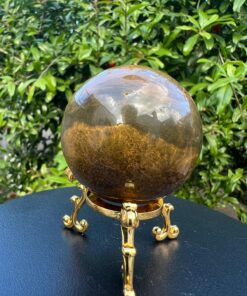 Sfera Diaspro Oceano con cristallizzazione gr 185 dm 5,1 - immagine 4