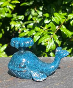 Alternative view of Porta sfera in legno colore blu