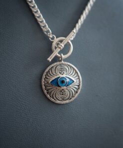 Collana Occhio Turco in Acciaio - immagine 3
