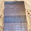 Telo mare in cotone indiano cm 180x100 € 10,00 a righe colore azzurro e grigio