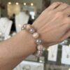 Bracciale Pietra di Luna Sfere taglio nido D’Ape dm 16 € 45