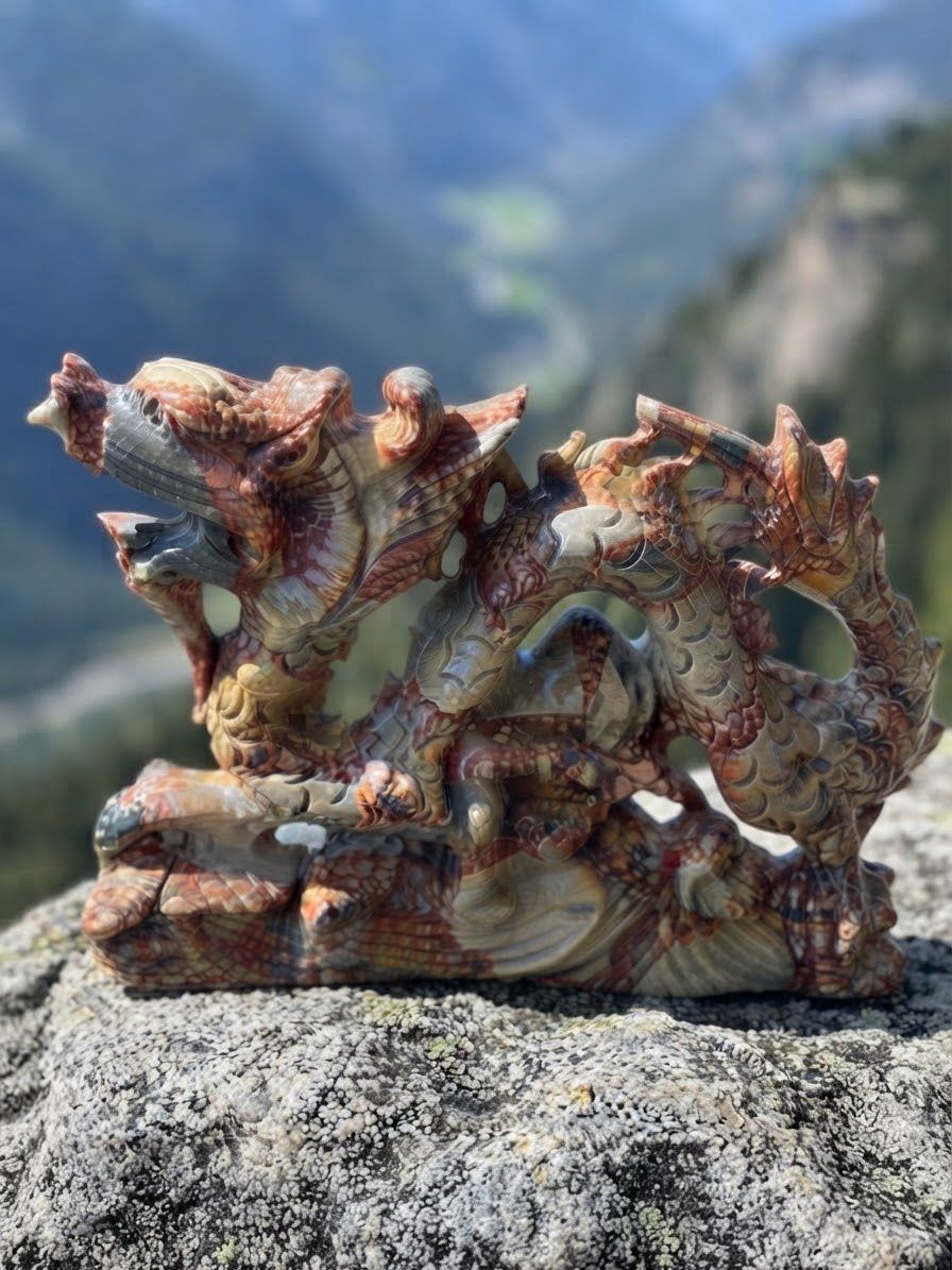 Drago Diaspro Brecciato o Nongken/Longken Jade - immagine 2